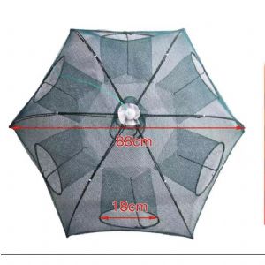 Covo Armadilha Para Camarão Lambari 6 Bocas Guarda Chuva